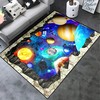 Colorful Outer Space Rug: 3D Optical Illusion Area Rug for a Galactic Home