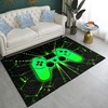 Colorful Pattern Printed Game Room Carpet - Large Non-Slip Gamer Rug, Home Decoration