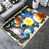 Colorful Planet Printed Throw Rugs: Lively 3D Outer Space Area Rug for Kids' Rooms and Beyond