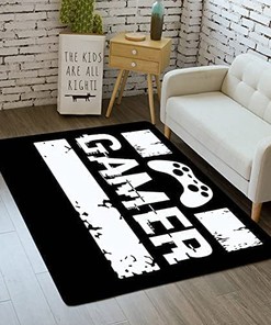 Colorful Sweatshirt for Kids: Non-Slip Area Rug with 3D Printed Controller and Gamepad Design