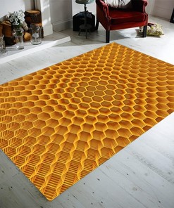 Colorful Vortex Illusion Area Rug - Popular Home Decor Gift Idea for Him or Her - Non-Slip and Stylish Rug