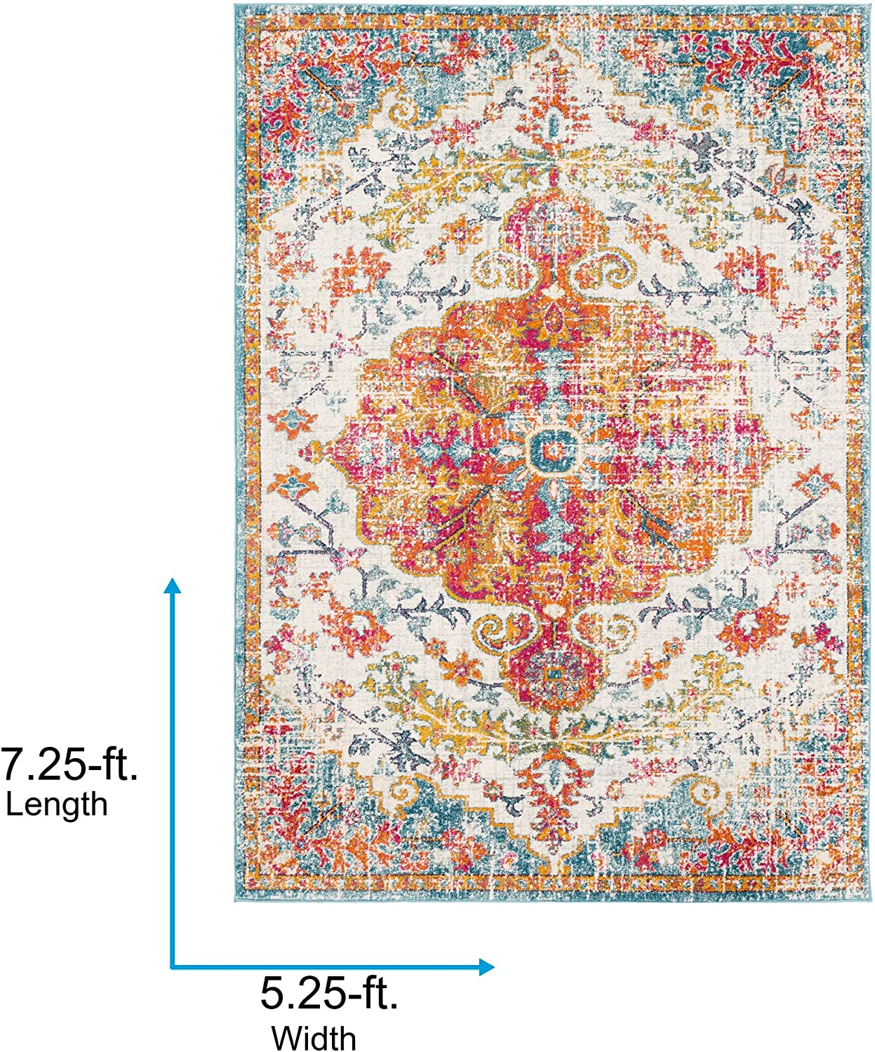 Colorful Vortex Illusion Rug - A Perfect Choice for Creating a Playful and Fun Atmosphere in Your Living Room or Office