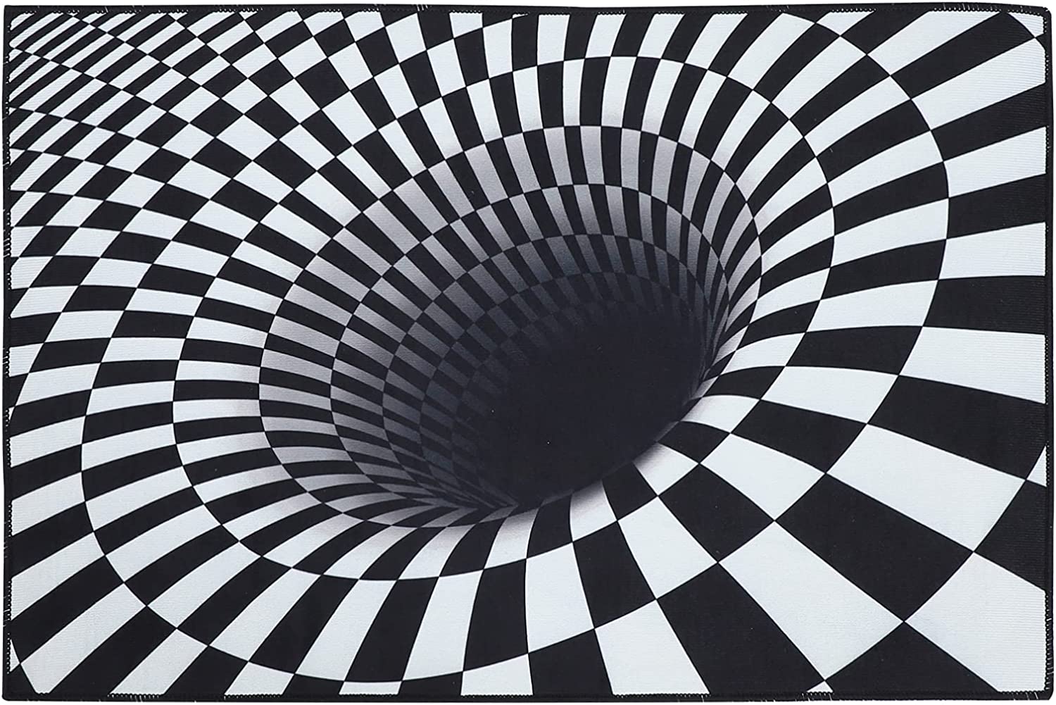 Colorful and Popular Illusion Area Rug: A Non-Slip Washable Carpet Floor Mat for Your Home
