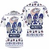 Columbus Blue Jackets Ugly Sweatshirt and 3D All Over Print Polo Shirt for a cozy winter night