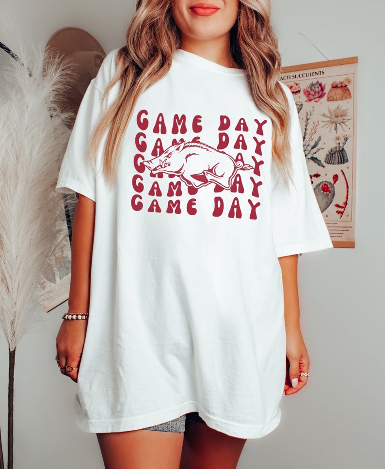 Comfort Colors Arkansas Razorbacks Graphic Tshirt, Razorbacks Shirt, Retro Sorority Tshirt, Sweatshirt, Hoodie