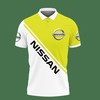 Comfortable Yellow Nissan Ttt-Lt Polo Shirt Ver 1 with 3D Print: Athletic Wear with Style