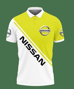 Comfortable Yellow Nissan Ttt-Lt Polo Shirt Ver 1 with 3D Print: Athletic Wear with Style