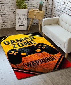 Comfy Crewneck Sweatshirt for Gaming Boys: Non-Slip Area Rug with 3D Printed Gamepad and Controller Design