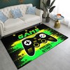 Comfy Vibrant Game Rugs with Game Style for Boy's Bedroom