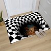 Comic Pattern Personality 3D Image Area Rugs: Lively Cartoon Pattern Carpet for Your Home