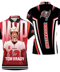 Commemorate Tom Brady's MVP Performance Tampa Bay Buccaneers 2021 Super Bowl Champions 3D All Over Print Polo Shirt