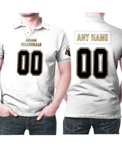 Commemorate the Arizona Cardinals' 100th season with their White Golden Edition Polo Shirt