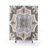 Contemporary 71 x 71 inch Shower Curtain for College Dorm & Bathroom Decor - Bath Curtain Included