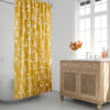 Contemporary Mid-Century Modern Shower Curtain Perfect for a Unique Bath Decor