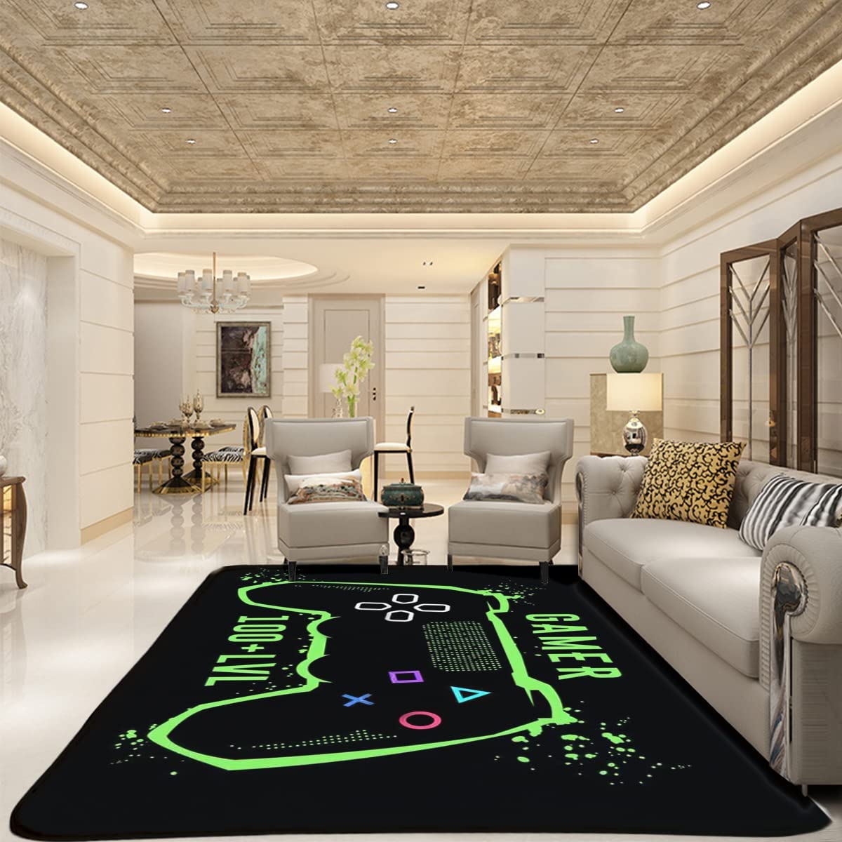 Controller Gamepad Print Doormat and Spa Bathroom Mat - Ideal for Gamers' Bedrooms - Image 3