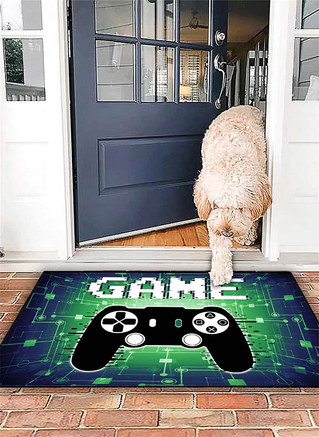 Controller Player Gaming Rug for Boys Room Floor with Small Size Mat - Image 3