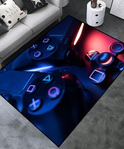 Controller Player T-Shirt, Hoodie, Sweatshirt: Large Game Area Rugs 3D Gamer Carpet Decor