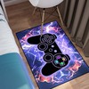 Cool Gamer Rug with 3D Printed Gamepad Controller Design for Boys' Bedroom, Living Room, and Play Mat