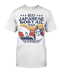 Cool Japanese Bobtail Cat T-Shirt For Men - A Unique And Stylish Addition To Your Feline Collection