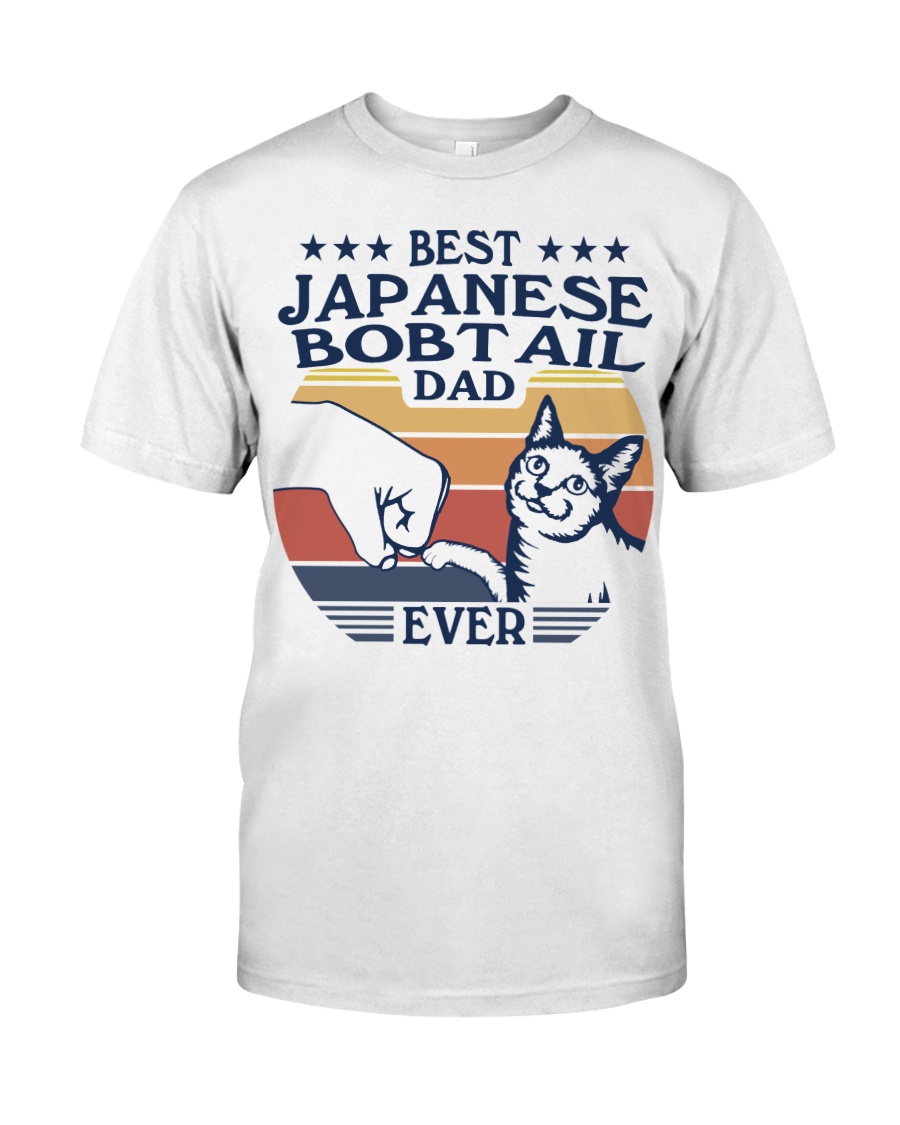 Cool Japanese Bobtail Cat T-Shirt For Men - A Unique And Stylish Addition To Your Feline Collection