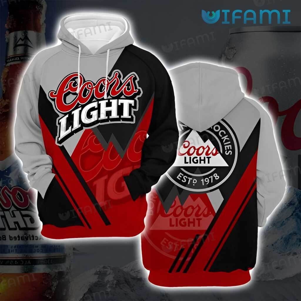 Coors Mountain All Over Print 3D Hoodie for Beer Lovers