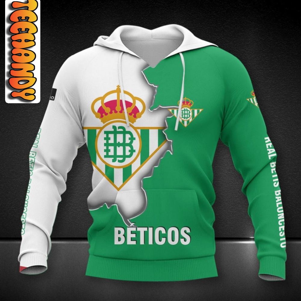 Coosur Real Betis All Over Print 3D Hoodie