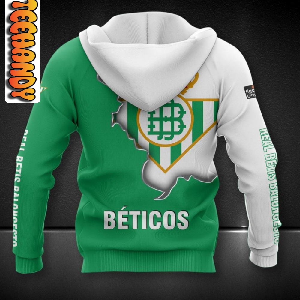 Coosur Real Betis All Over Print 3D Hoodie - Image 2