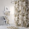 Cotton Boll Farmhouse Shower Curtain, Optional Towels and Bath Mat, Ideal For Farmhouse-Loving Nature Enthusiasts