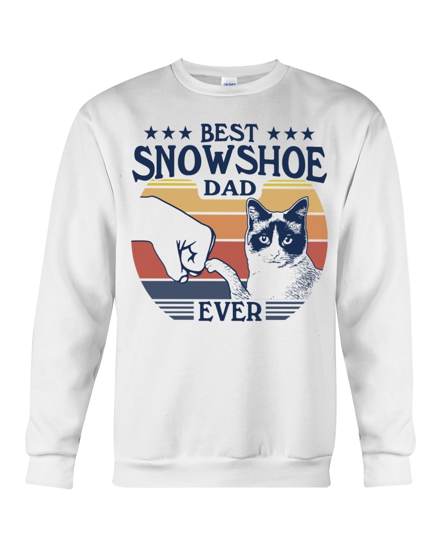 Cozy Snowshoe Cat Crewneck Sweatshirt - A Perfect Addition To Your Cat Clothing Collection - Image 4
