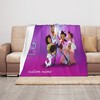 Cozy Throw Blanket with Disney The Proud Family Characters for Birthday Gifts
