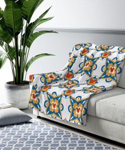 Cozy and Cute Disney Mosaic Pattern Blanket for Your Home Decor