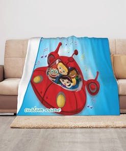 Cozy and Soft Disney Little Einsteins Personalized Throw Blanket - Ideal Christmas or Birthday Gift