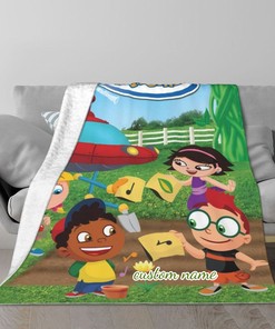 Cozy and Soft Disney Little Einsteins Personalized Throw Blanket - Perfect Gift for Any Occasion