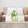 Cozy and Soft Disney Monster University Custom Name Blanket - Ideal Gift for Baby Girls and Boys