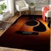 Crack Fracture Custom Living Room Rug with Non-Slip Backing - Colorful Home Decor Modern 3D Art