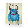 Create a fun environment with this Troll Kids Monsters Shower Curtain