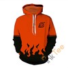 Creative Naruto Print Pullover Front Pocket All Over Print Hoodie 3D