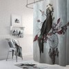 Crow Dreams Shower Curtain with Dreamy Bath Accessories