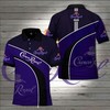 Crown Royal Whisky All Over Print Polo Shirt with 3D Printed Polo Collar and Breathable Fabric