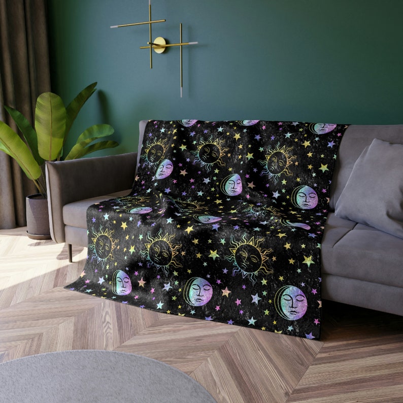 Crushed Velvet Blanket - Perfect for Cozy Nights In or Outdoors Camping - Image 2