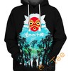 Custom All Over Print 3D Hoodie 3D In Princess Mononoke Design