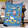 Custom Baby Photo Donald Blanket - Soft & Cozy Baby Gift for Kids, Fleece Mink Sherpa