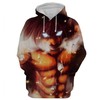 Custom Eren Yeager Hoodie 3D Attack on Titan Anime All Over Print 3D