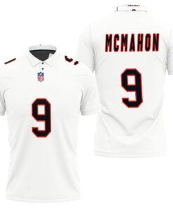 Custom Game Polo Shirt McMahon #9 Great Player NFL American Football Team is perfect for any fan.