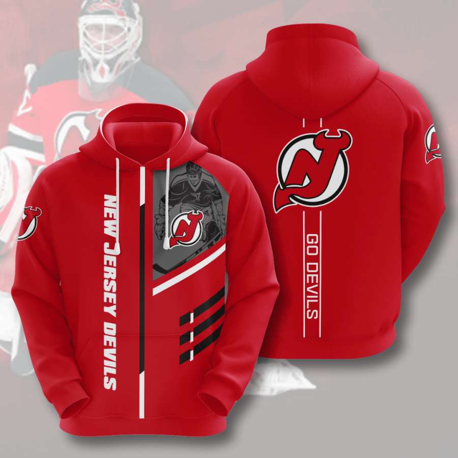 Custom Hoodie 3D for New Jersey Devils Fans