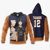 Custom Karasuno Yamaguchi Tadashi Anime Manga Haikyuu 3D Zip Bomber Hoodie