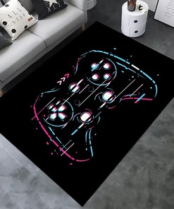 Custom Large Game Room Rug for Living Room and Bedroom with Unique Personalization