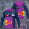 Custom M-Sport Ford Rally All Over Print Zip-up Hoodie 3D, NASCAR Clothes
