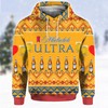 Custom Michelob Ultra Beer Bottles All Over Print Hoodie 3D