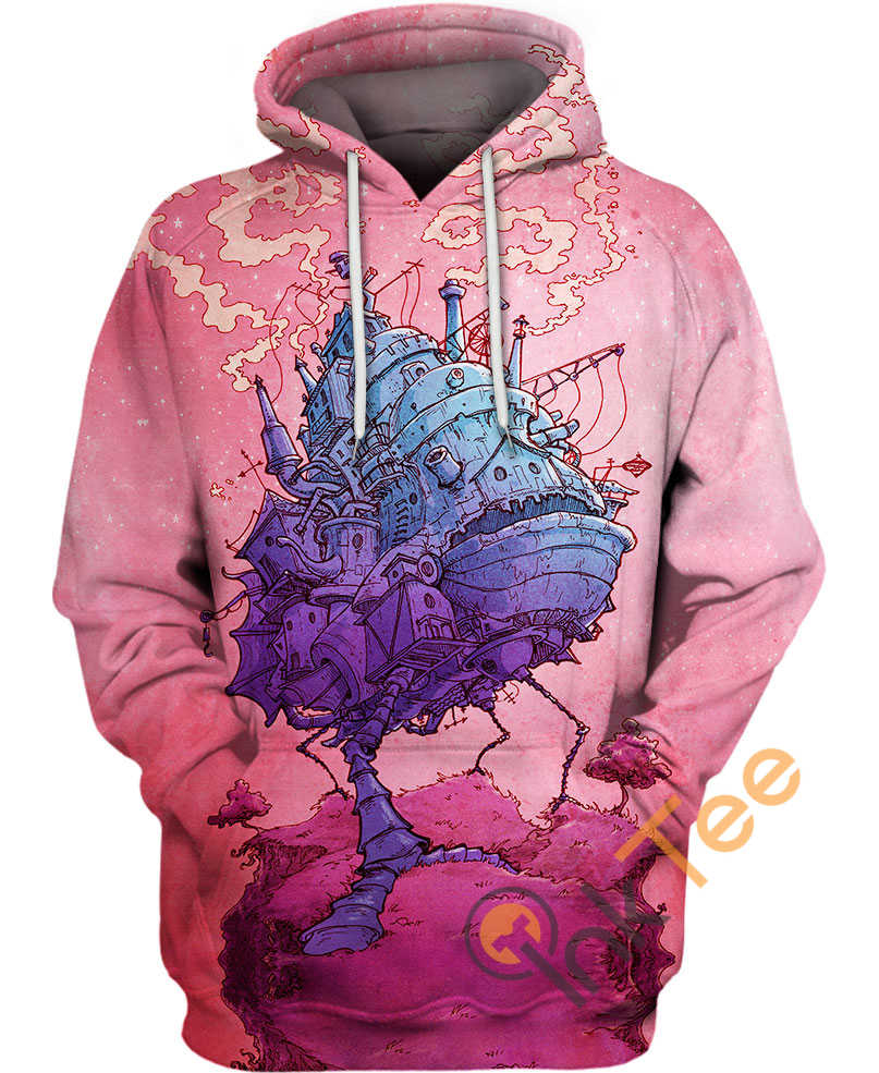 Custom Moving Castle All Over Print Hoodie 3D Printed